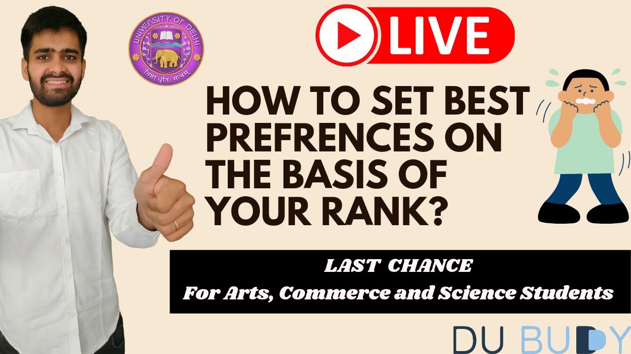 Delhi University(DU) simulated list released.Live Query session.