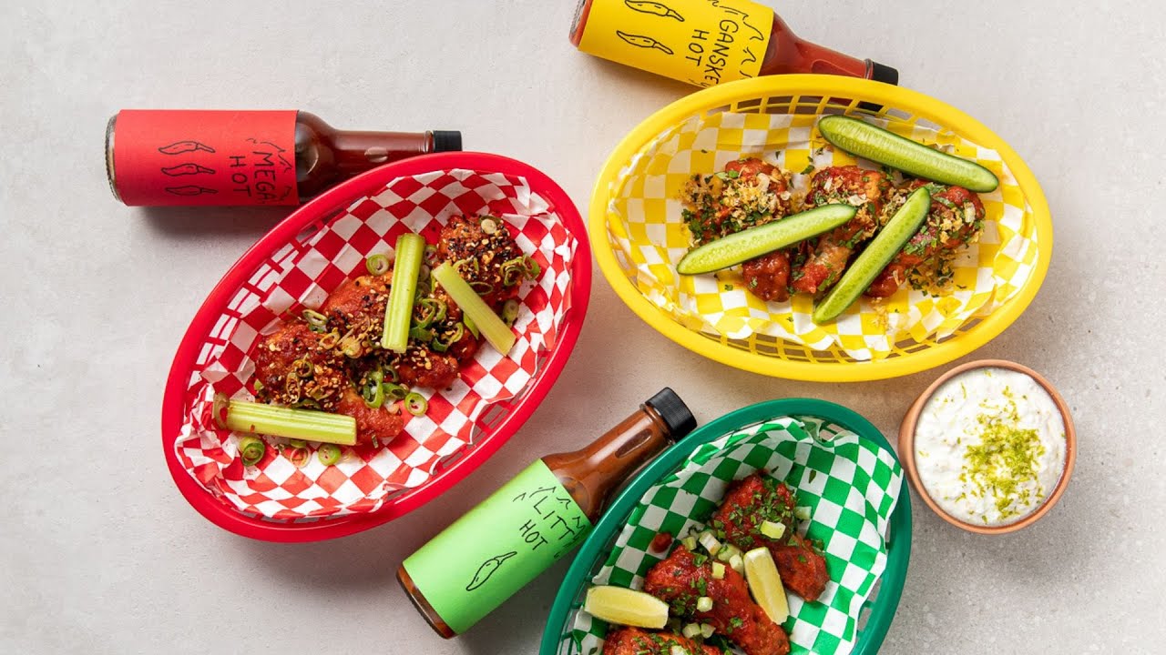 Crispy red hot wings // Snack king Chicken wings YouTube