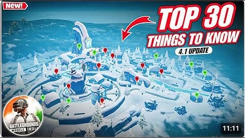 Everything About BGMI 4.1 Update😍Top 30 Things/Tips You MUST Know | Frosty Funland Event GUIDE.