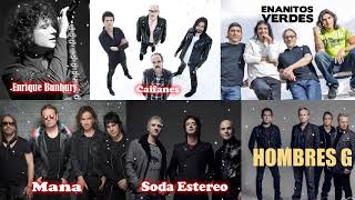 Rock en Espanol de los 80 y 90 -  Enrique Bunbury, Caifanes, Enanitos Verdes, Mana, Soda Estereo