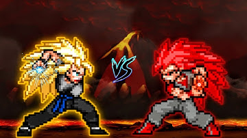 Future Gohan Black SSJ OP (New) VS Evil Goku TP OP (all form) in Jump Force Mugen