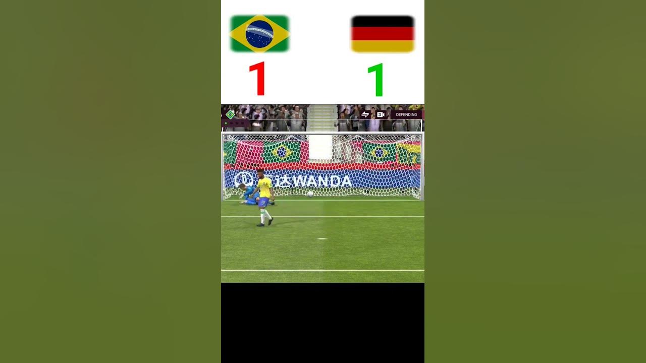 Brazil vs Germany in FIFA World Cup final highlights match FIFAMOBILE