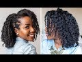 MA ROUTINE POUR BLOW OUT + TWIST-OUT DURANT LA SEMAINE | HairVlog