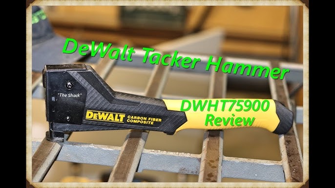 Dewalt DWHT75900 Carbon Fiber Hammer Tacker - YouTube | Tacker