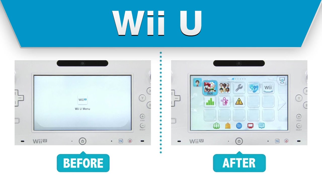 Time Comparison Video When Returning To The Wii U Menu Youtube