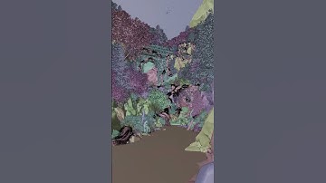 Viewport Vs render  #blenderartistry #relaxing #3denvironmentdesign #nature