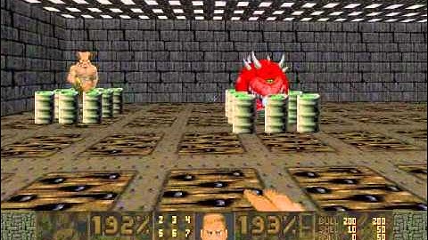 Doom 2 Slaughterfest 2011 Level 19 UV with 96% in 9:14 (This makes me hungry)