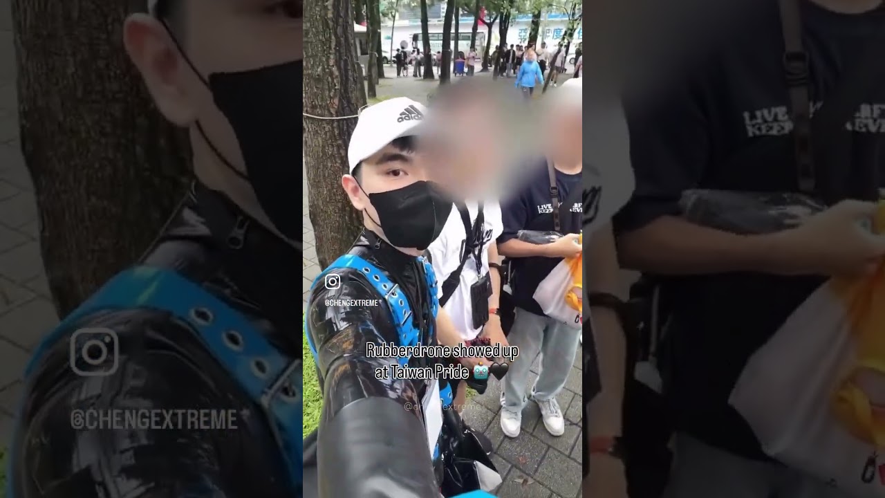 Rubber drone is at Taiwan Pride 🇹🇼 