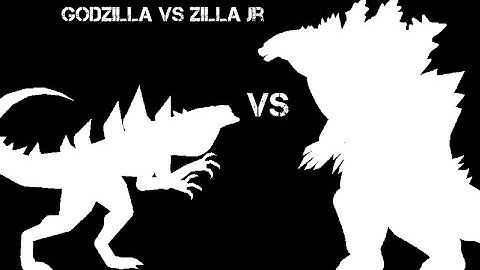 Godzilla vs zilla jr (stick nodes animation)