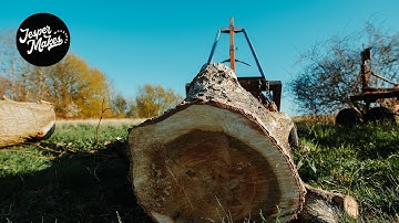 Log Arch test with 3 heavy logs (testing my homemade log arch)