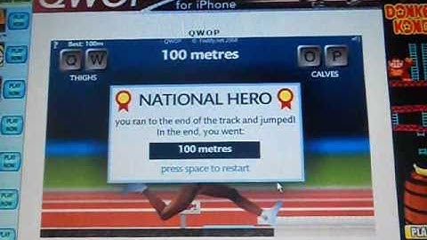 QWOP Masters Strategy 100 meters by FunnyTTTV