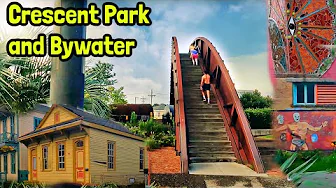 Crescent Park and Bywater New Orleans 4K Walk | Free Tours by Foot