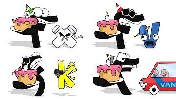 HBD to you 3 / Alphabet Lore Animation Compilation