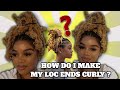 LOC Q&amp;A | LOCS WITH CURLY ENDS