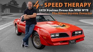 4-SPEED THERAPY! 1978 Pontiac Trans Am WS6 W72 – The Silver Screen Favorite