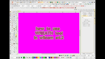 how to use wreath tool in wilcom e4 2