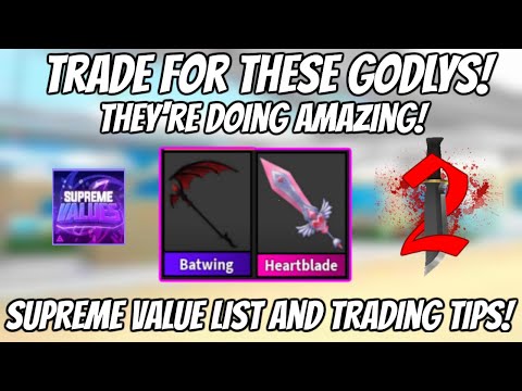 MM2 Trading Montage #1  Batwings are OP + Supreme Values Founder Trade ! 