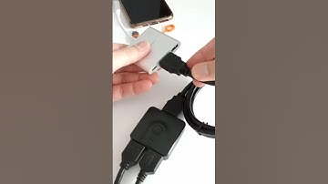 Unplug one of the HDMI patch cable jacks from the USB-C multi adapter after using on iPhone #shorts