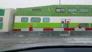 Go train in the snow