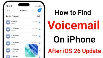 How to Find Voicemail On iPhone After iOS 26 Update || How to Check Voicemail On iPhone