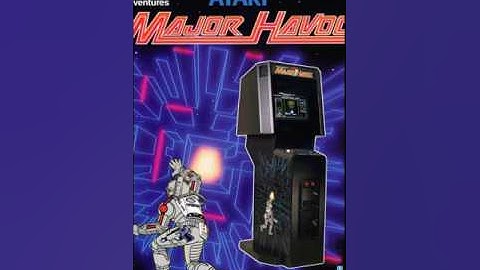 Atari Major Havoc Arcade Vector Color Game Review (1983)