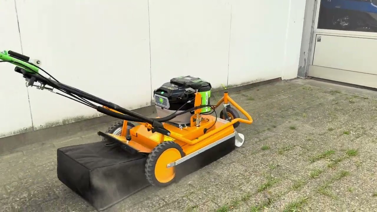Die AS 50E Weedhex mit EGO Akku-Powerhead / Wildkrautbürste / MotorLand 