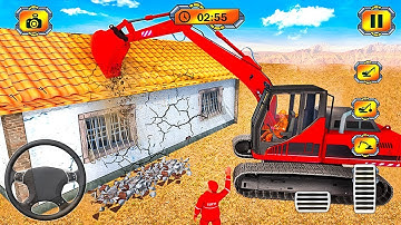 👷🏻City Bridge Construction Simulator 🚧 - Heavy JCB Games 2025 - Android Gameplay