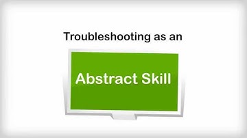 Troubleshooting: Skill to Standard Process