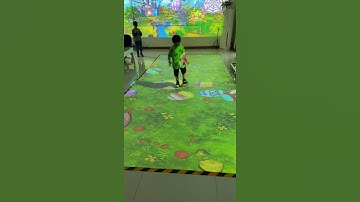 Ground Interactive Projection Game Naughty Castle Restaurant Ground Projection Game Children’s Parad