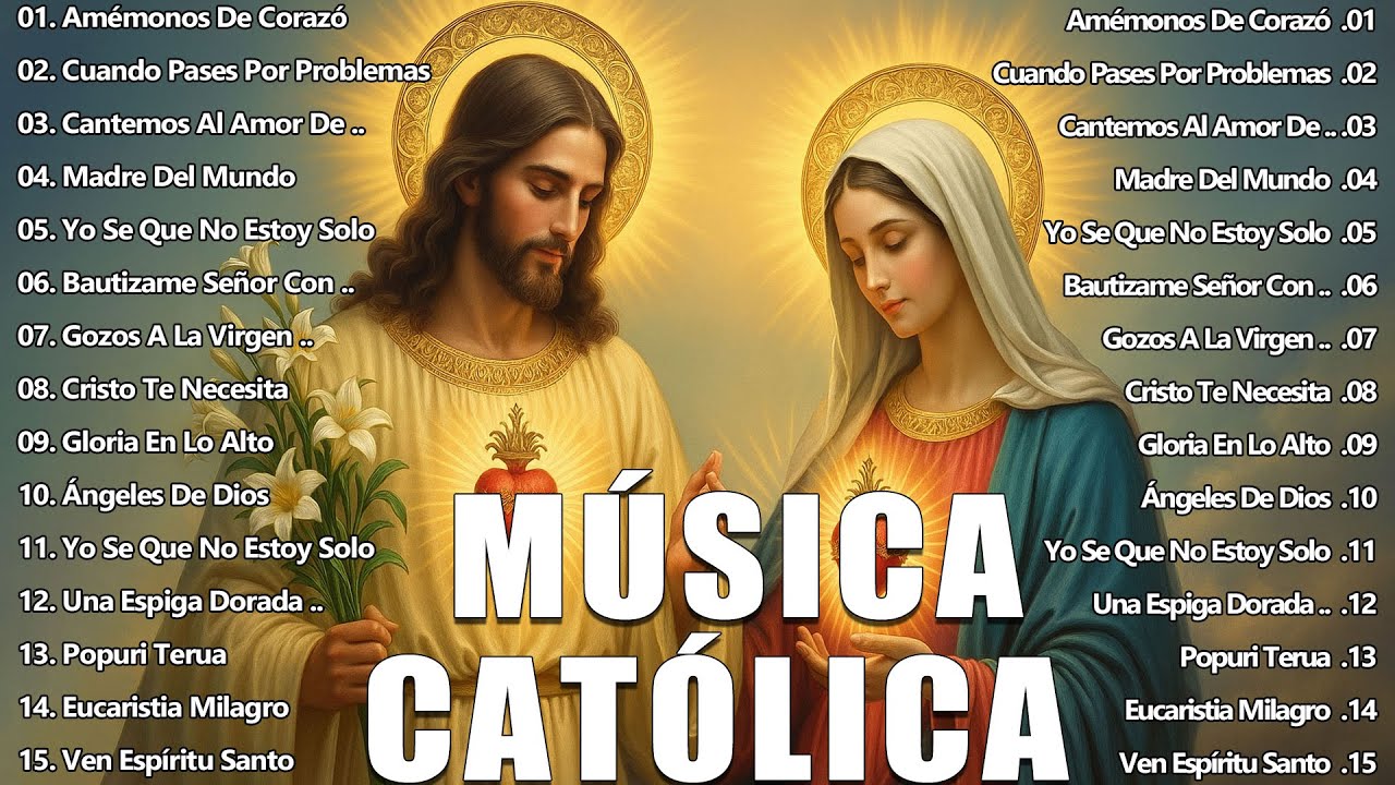 ALABANZAS CATÓLICAS QUE ALIVIAN EL ESTRÉS Y LA ANSIEDAD 🙏🏻🙏🏻TOP 100 MÚSICA CATÓLICA 2024