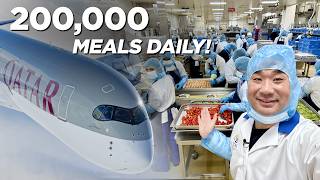 Inside Qatar Airways  How do they make 200,000 Airplane Meals a day?