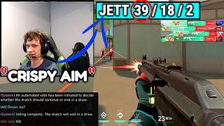 PRX Something Jett Main Return & Drops 39 Bombs In Radiant Lobby Ranked | Valorant