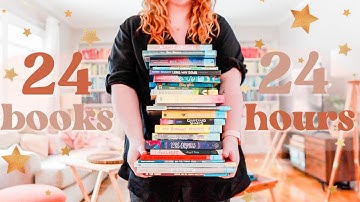 Reading 24 Books in 24 Hours | Let
