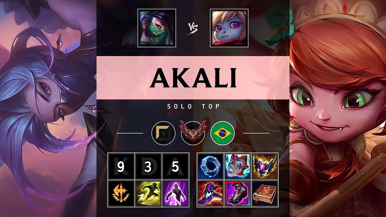 Akali Top vs Poppy - BR Grandmaster Patch 25.17