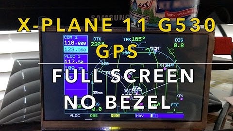 XP11 Full Screen G530 Display