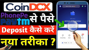 CoinDCX App me Funds Add kaise kare ? coindcx me paise kaise add kare