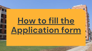 Application form filling process- IIM Nagpur