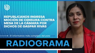 Republicanos ingresa moción de censura contra mesa de la Cámara por dichos de Gaspar Rivas