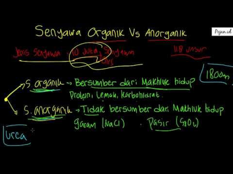 Video: Perbedaan Antara Senyawa Organik Dan Senyawa Anorganik