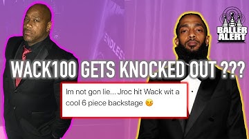 Wack 100 Gets Knocked Out By Nipsey Hussle