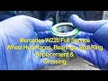 Mercedes W220 S500 S430 Full Wheel Hub Service - Replace inner/outer Bearings, Races, & Wheel Seal.