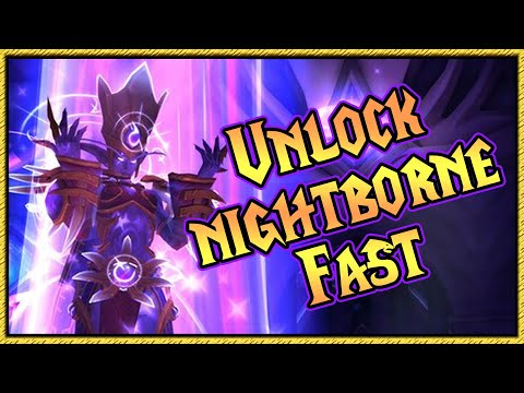How to unlock Nightborne Fast [ Unlock allied races guide ] Updated