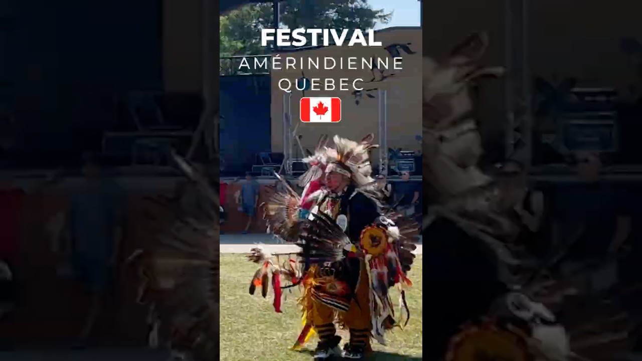 FESTIVAL AMÉRINDIENNE #quebec #canada #shorts