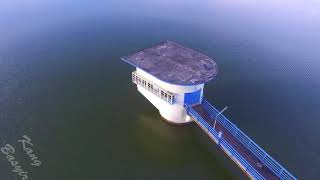 Beautiful landscape of cacaban reservoirs in Tegal (drone video #2)