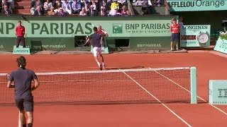 Djokovic vs Federer ● 36 shots rally 2012 HD