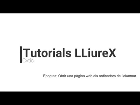 Vídeo: Quan Apareix L’ordinador En Forma D’ulleres