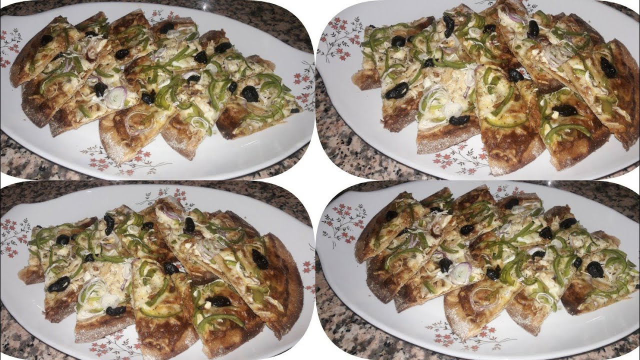 بيتزا الإيطاليا بدقيق الشعير بطريقة جديدة مع سر الفرماج المعلك بطريقة سهلة وسريعة