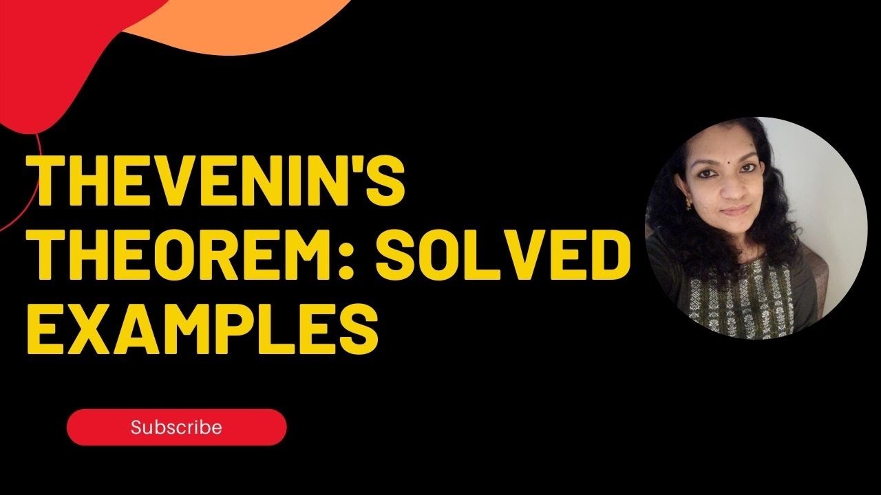 Thevenin"s Theorem Solved Examples - YouTube