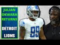 Detroit Lions Edge Julian Okwara Returns To Practice, Amani Oruwariye, Austin Bryant No Practice