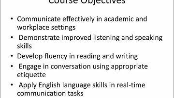 MOOC Introduction Communicative English